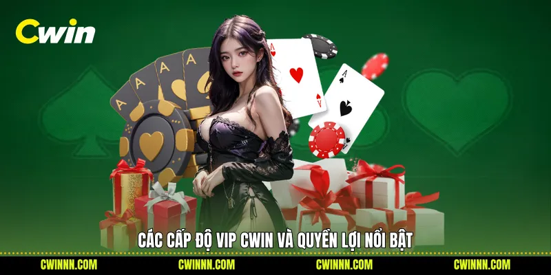Các cấp độ VIP Cwin và quyền lợi nổi bật