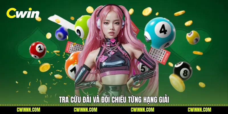 Tra cứu đài và đối chiếu từng hạng giải